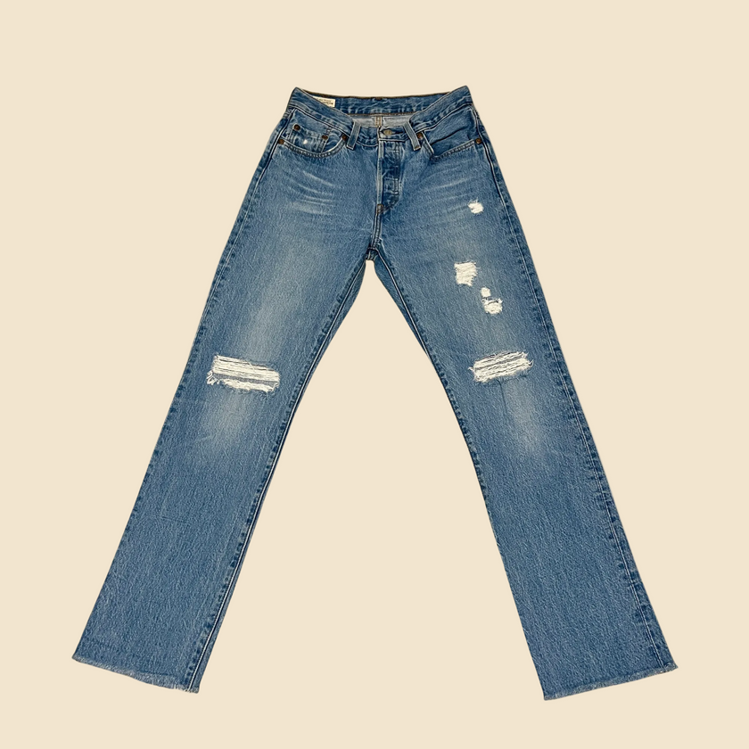 Jean LEVI'S 501 skinny déchiré - Taille W26/L32 (36FR)