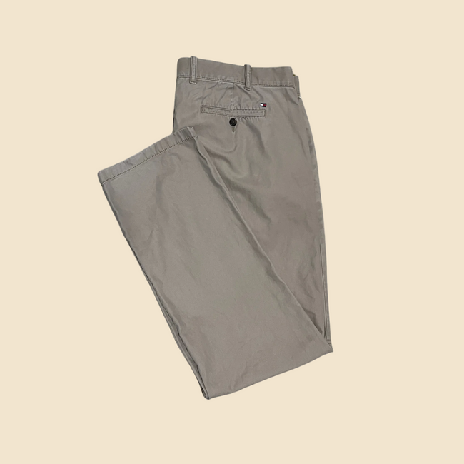 Pantalon TOMMY HILFIGER chino beige - Taille W38/L34 (48FR)