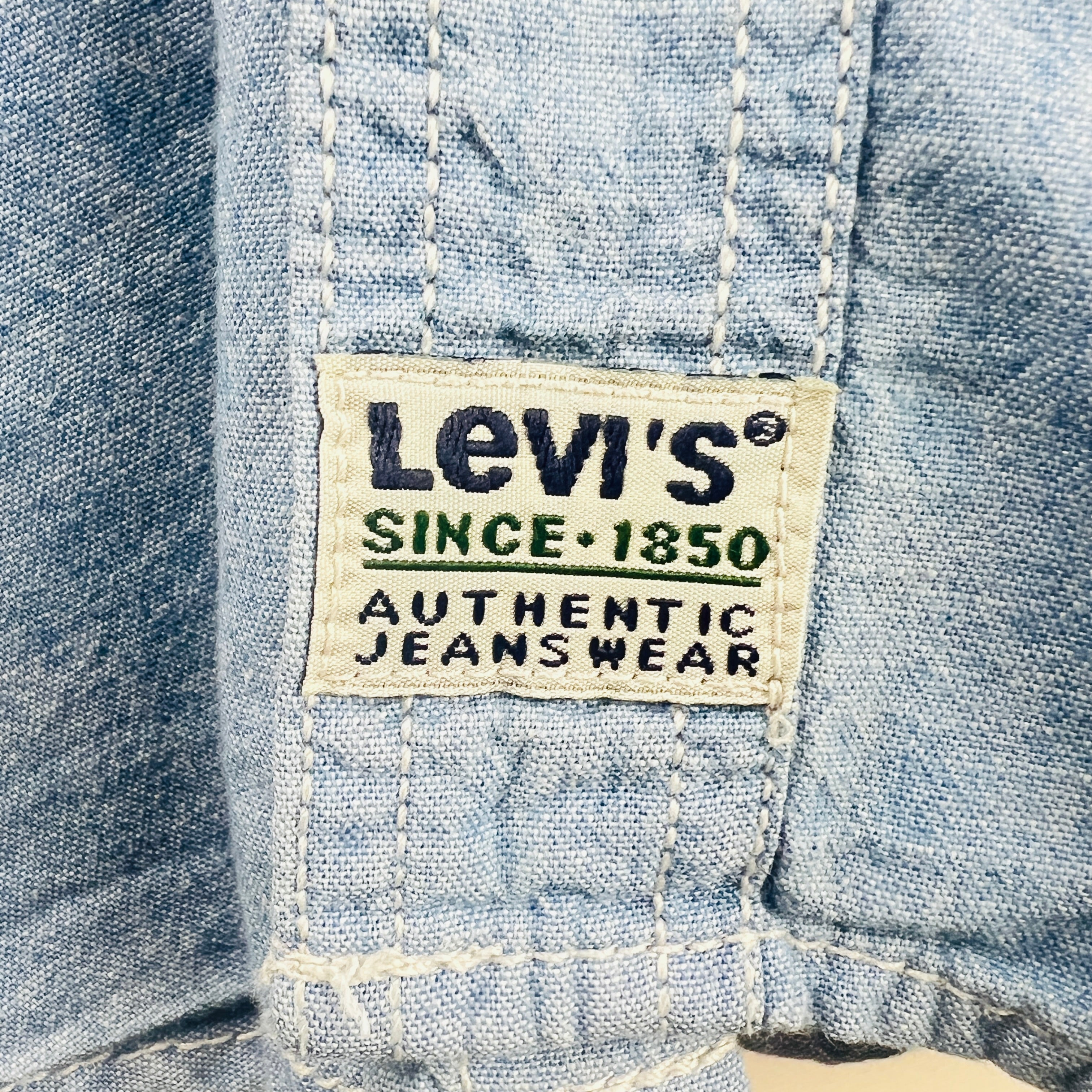 Chemise LEVI'S denim manches courtes - Taille XL