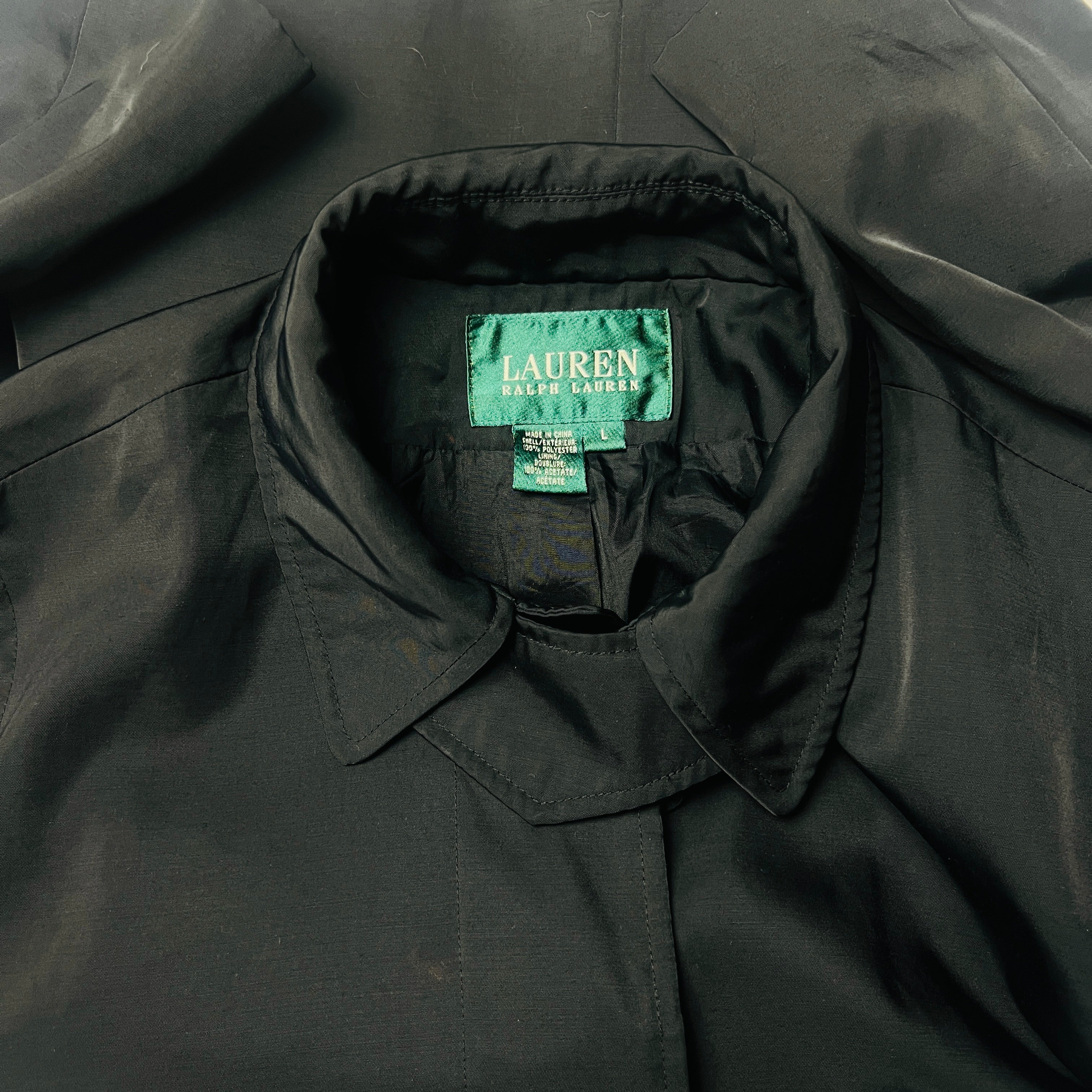 Trench coat LAUREN Ralph Lauren vintage noir - Taille L