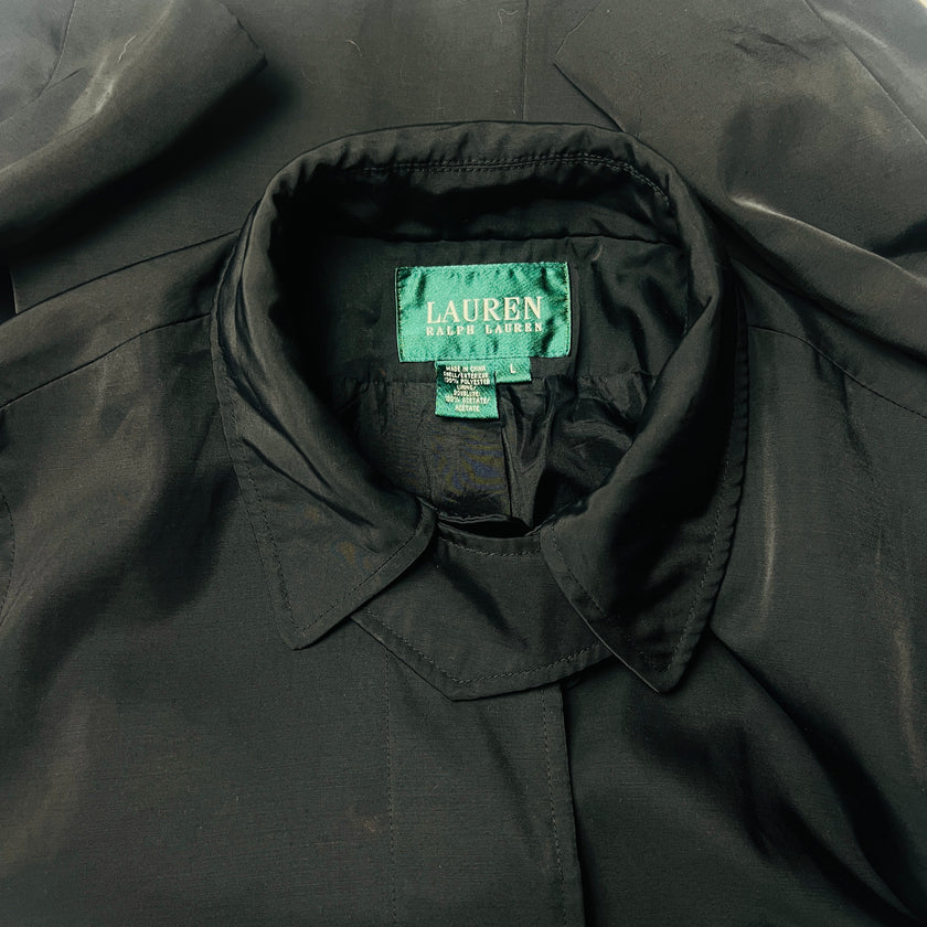 Trench coat LAUREN Ralph Lauren vintage noir - Taille L