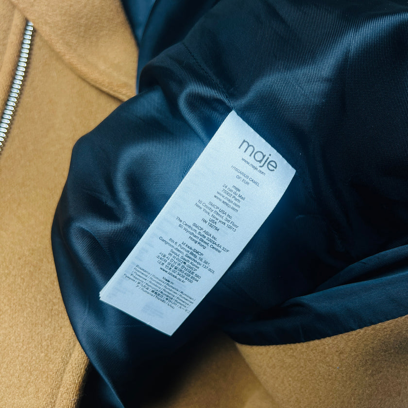 Manteau MAJE camel - Taille 36