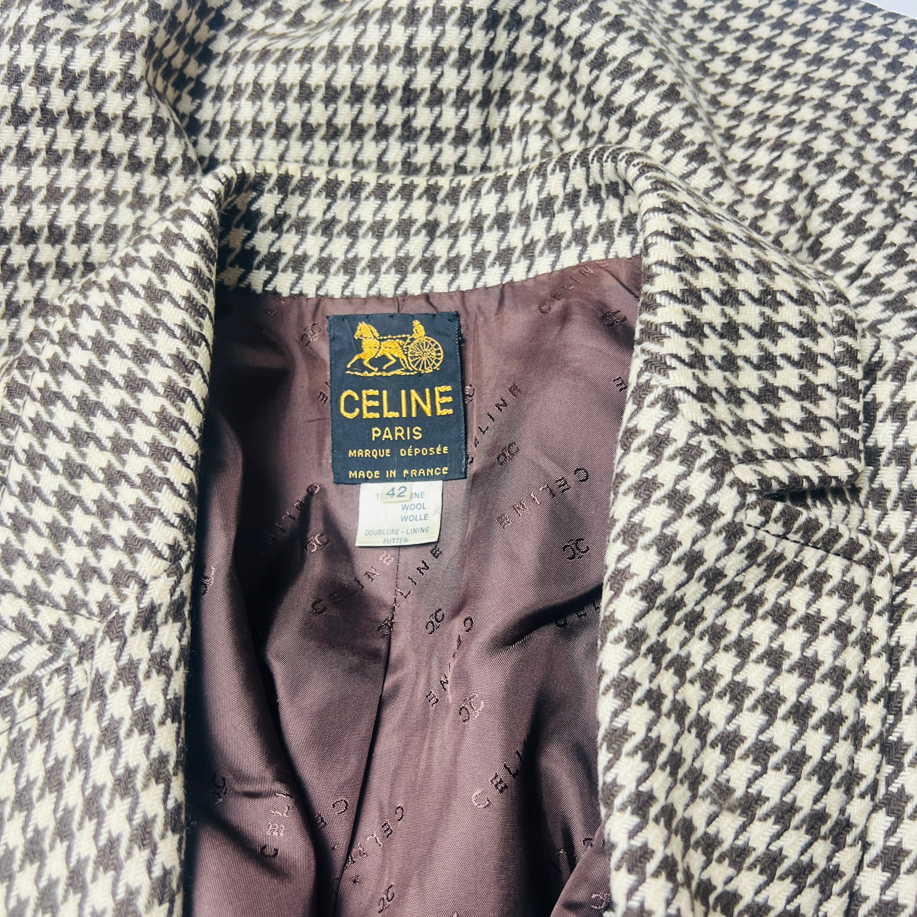 Veste CELINE PARIS vintage années 70/80 - Taille 42 (taille plus petit)