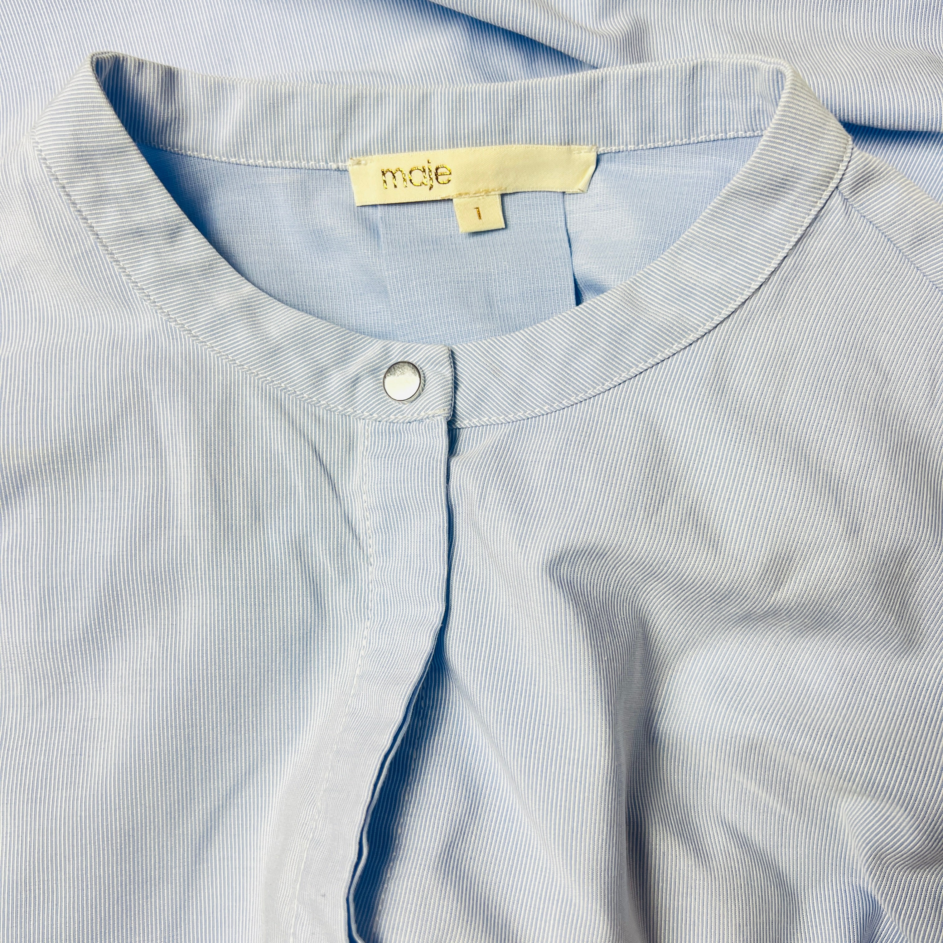 Blouse MAJE bleu ciel - Taille 1 (36 FR)