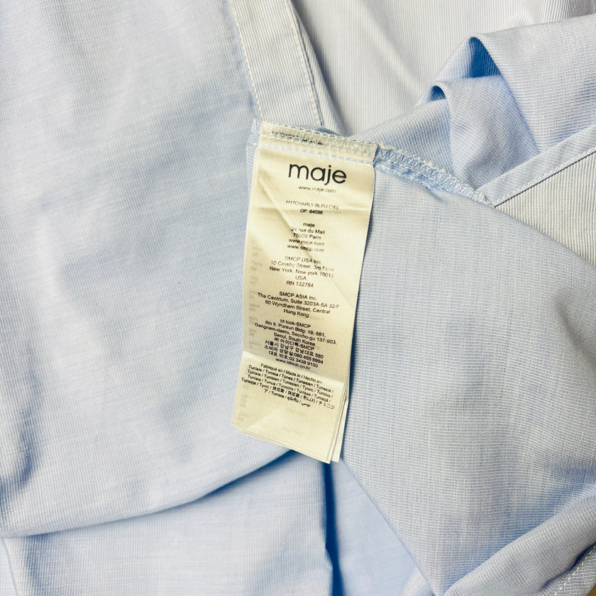 Blouse MAJE bleu ciel - Taille 1 (36 FR)