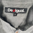 Chemisette DESIGUAL à rayure grise & blanche - Taille XL