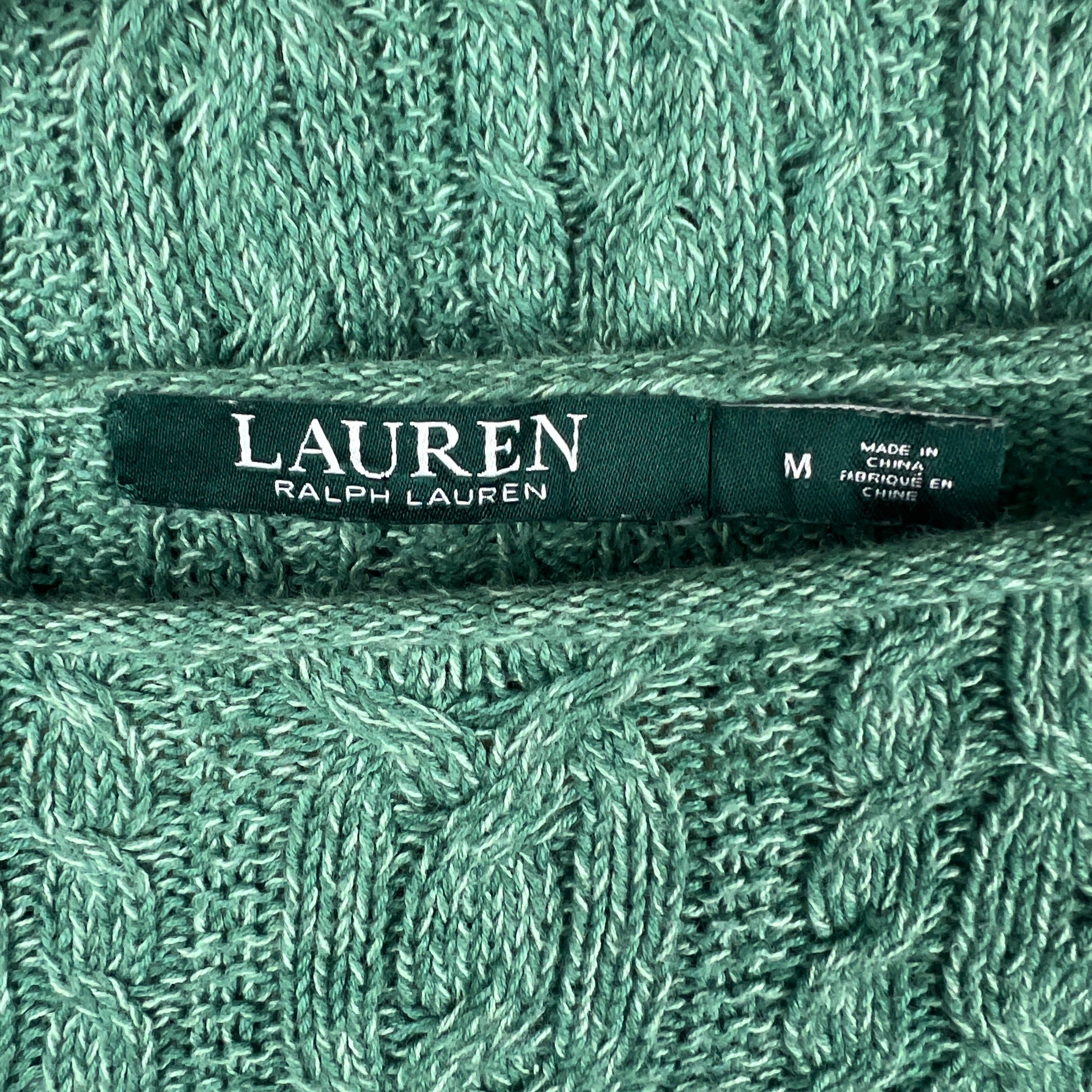 Pull LAUREN Ralph Lauren vert - Taille M