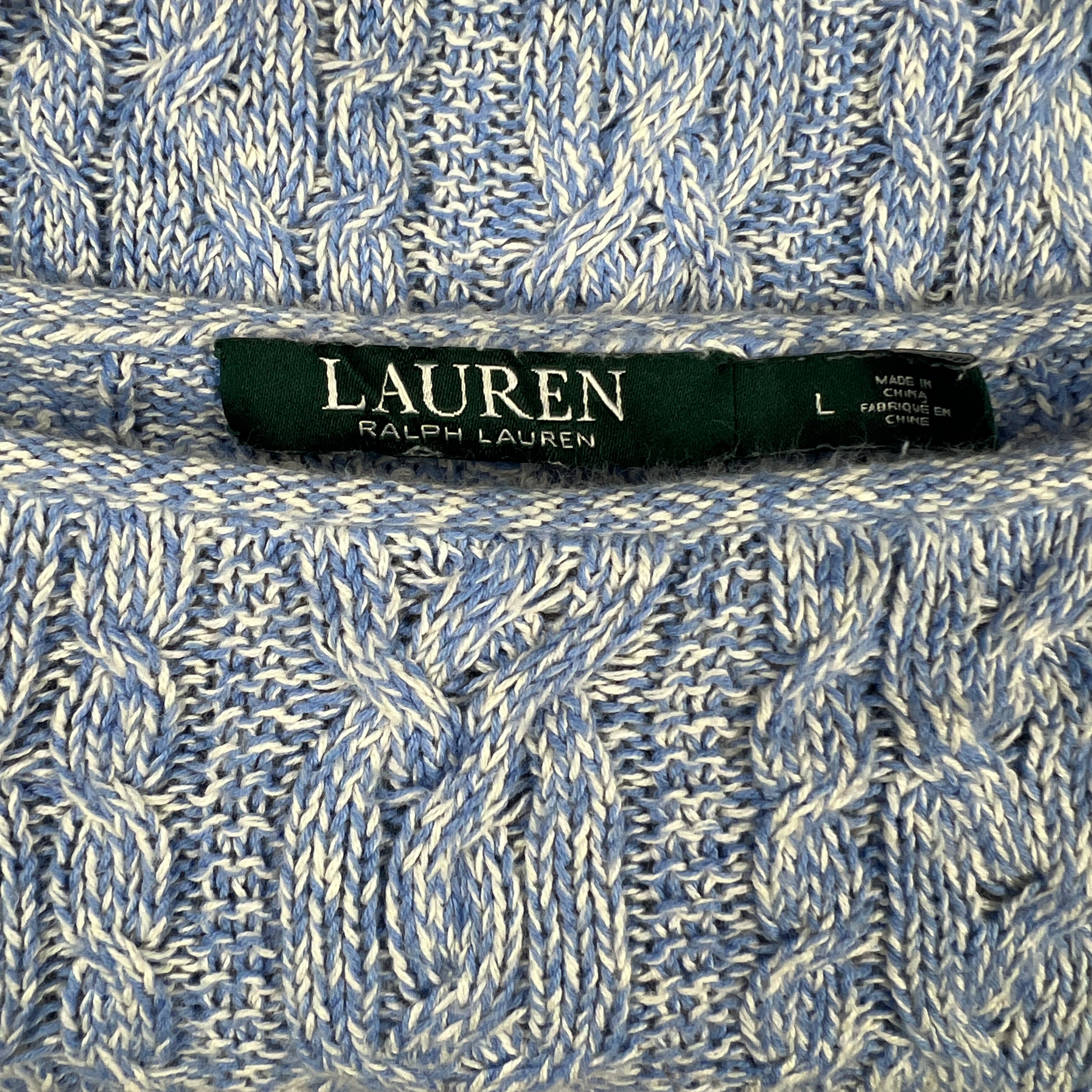 Pull LAUREN Ralph Lauren bleu clair - Taille L