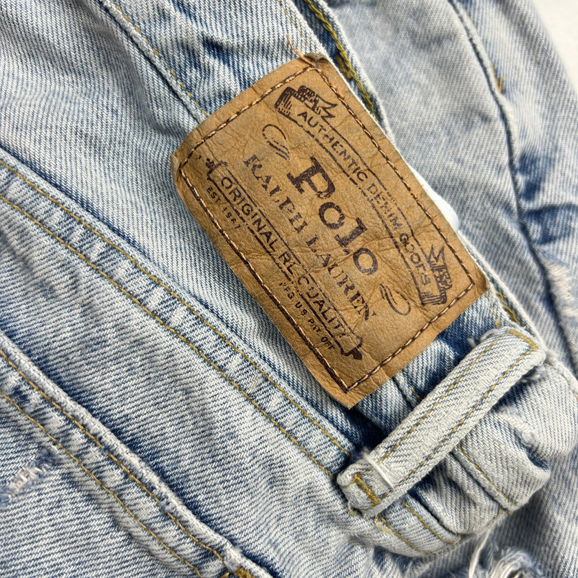 Short en jean POLO RALPH LAUREN vintage - Taille 36