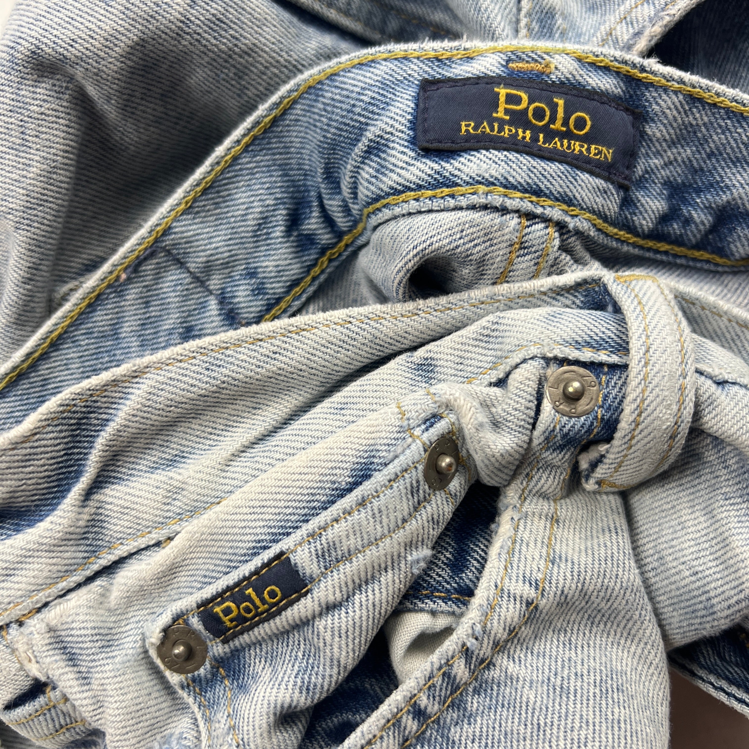 Short en jean POLO RALPH LAUREN vintage - Taille 36
