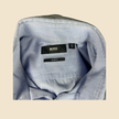 Chemise HUGO BOSS bleu clair & blanc - Taille L