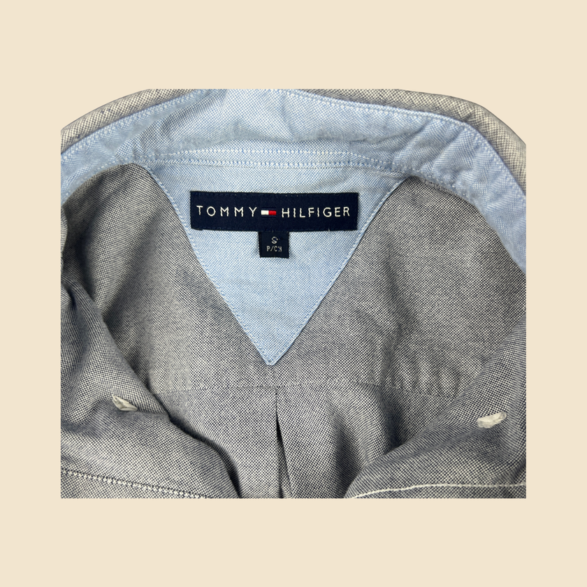 Chemise TOMMY HILFIGER bleu chiné - Taille S