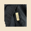 TOMMY HILFIGER navy blue shirt with white polka dots - Size S/M