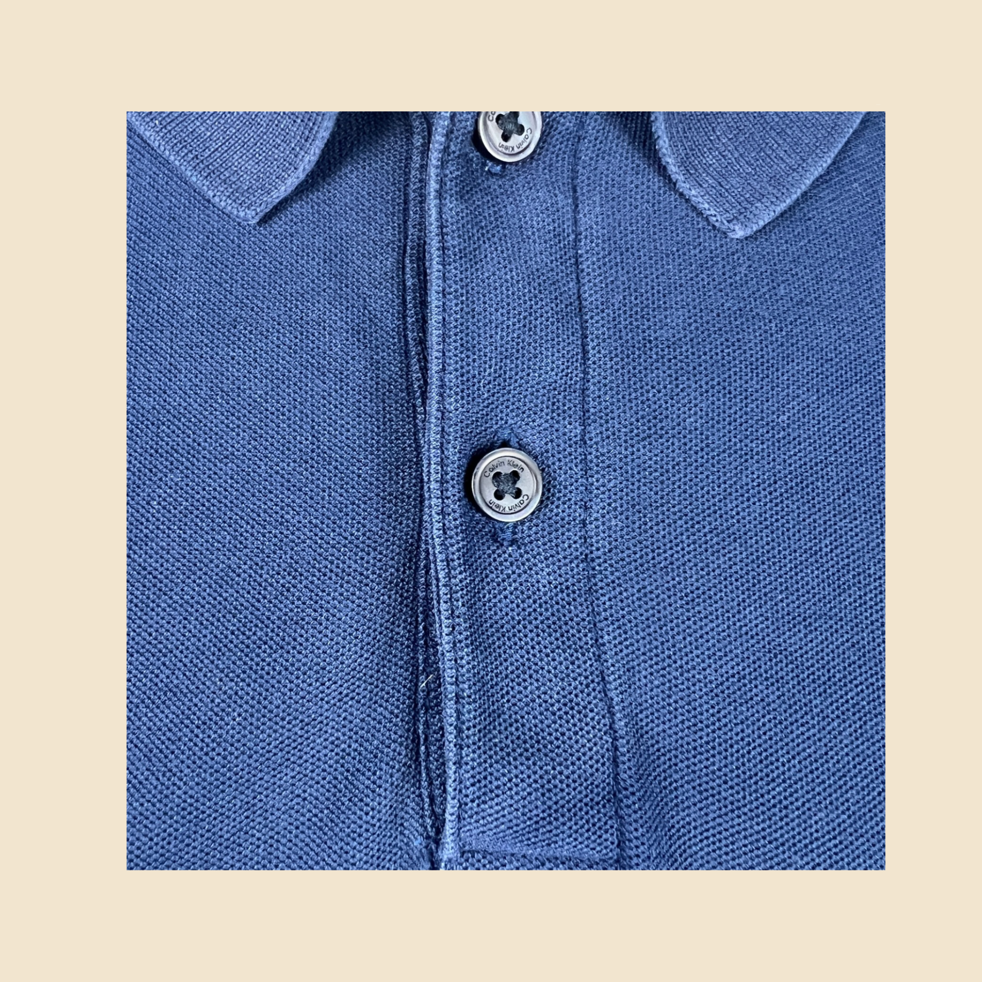 Polo CALVIN KLEIN à bandes multicolores - Taille L et XL