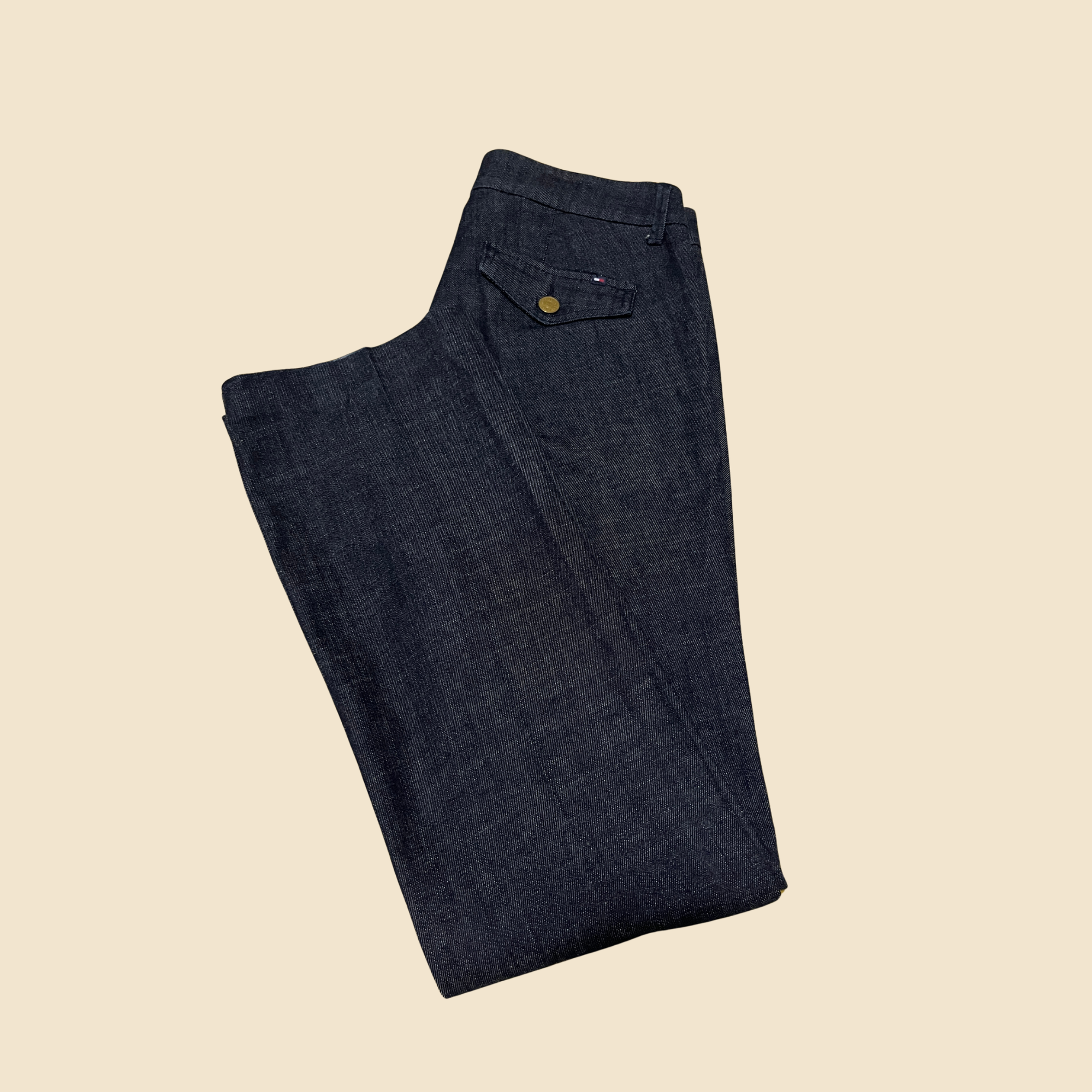 Jean TOMMY HILFIGER flare denim brut vintage - Taille 36
