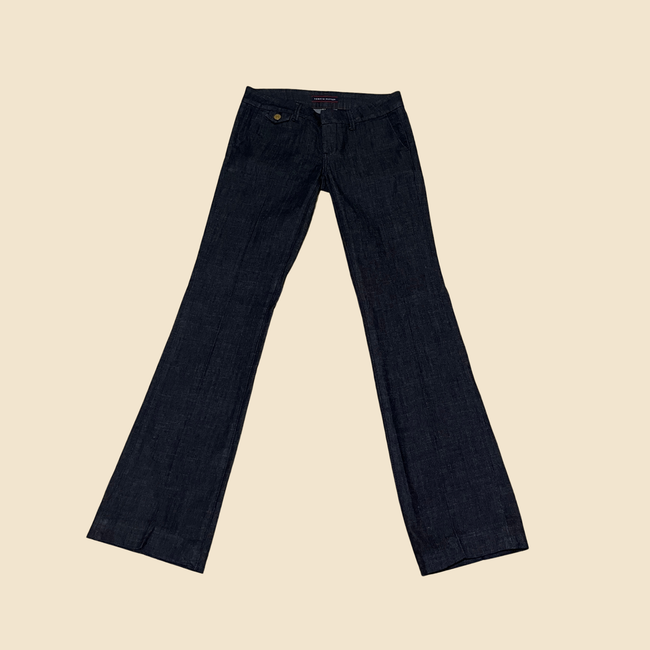Jean TOMMY HILFIGER flare denim brut vintage - Taille 36
