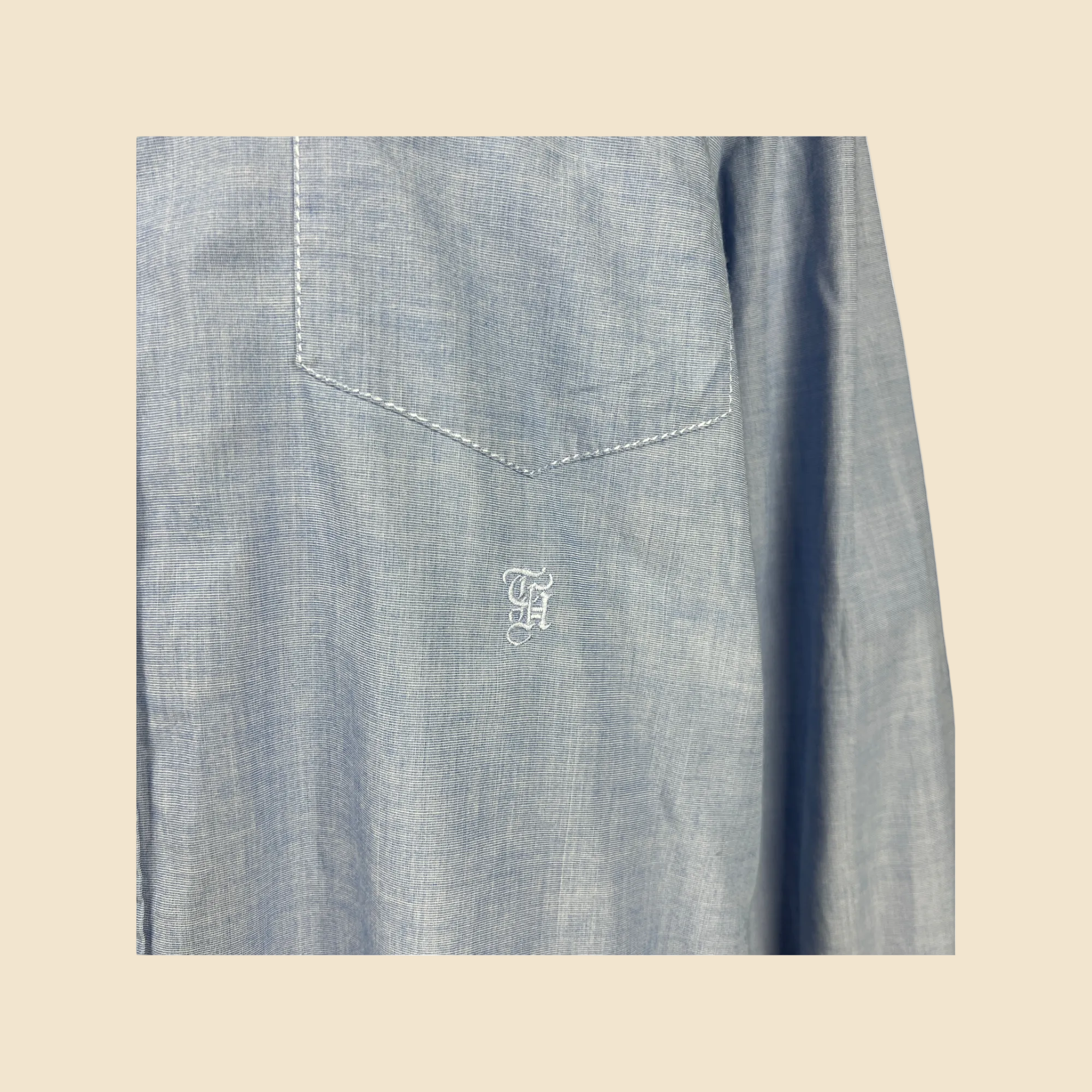 Chemise TOMMY HILFIGER bleu clair - Taille XL