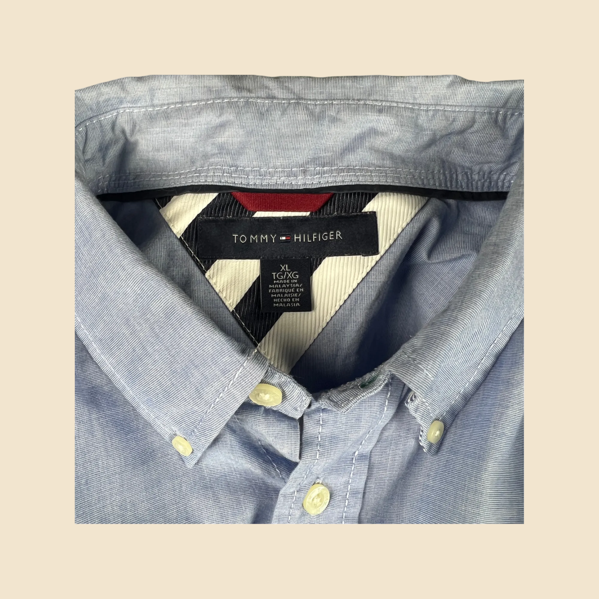 Chemise TOMMY HILFIGER bleu clair - Taille XL