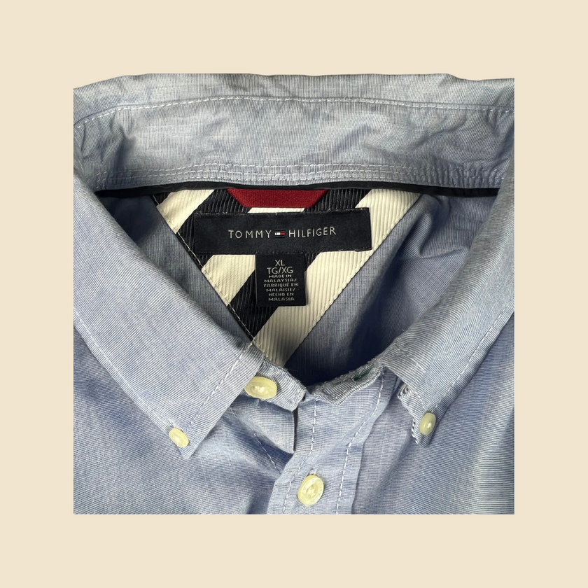 Chemise TOMMY HILFIGER bleu clair - Taille XL