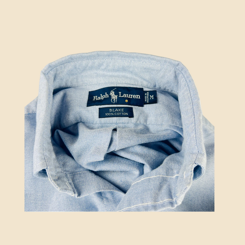 Chemise RALPH LAUREN oversize bleu clair - Taille M