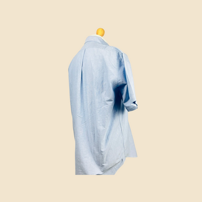 RALPH LAUREN oversized light blue shirt - Size M