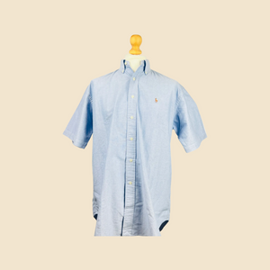 RALPH LAUREN oversized light blue shirt - Size M