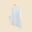 Chemise blanche brodée florale vintage - Taille 38