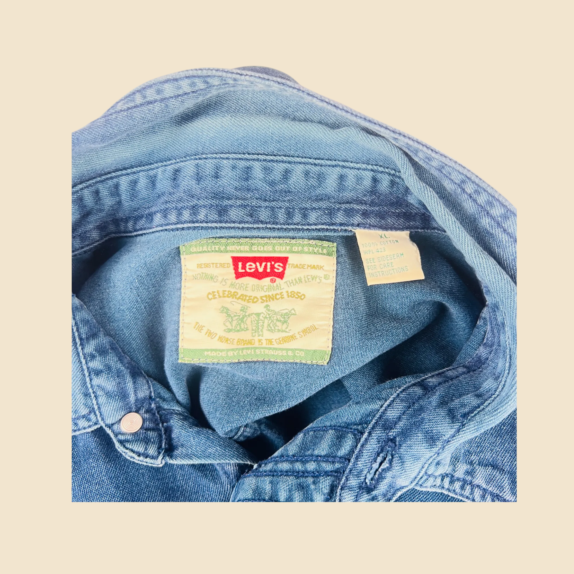 Chemise LEVI'S denim - Taille XL