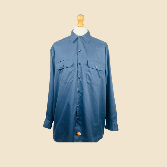 DICKIES dark blue shirt - Size XL
