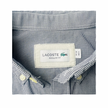 Chemise LACOSTE petits carreaux bleu et blanc - Taille 38