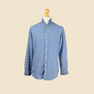 POLO RALPH LAUREN Blue & White Gingham Shirt - Size S
