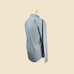 Chemise LACOSTE petits carreaux bleu et blanc - Taille 38