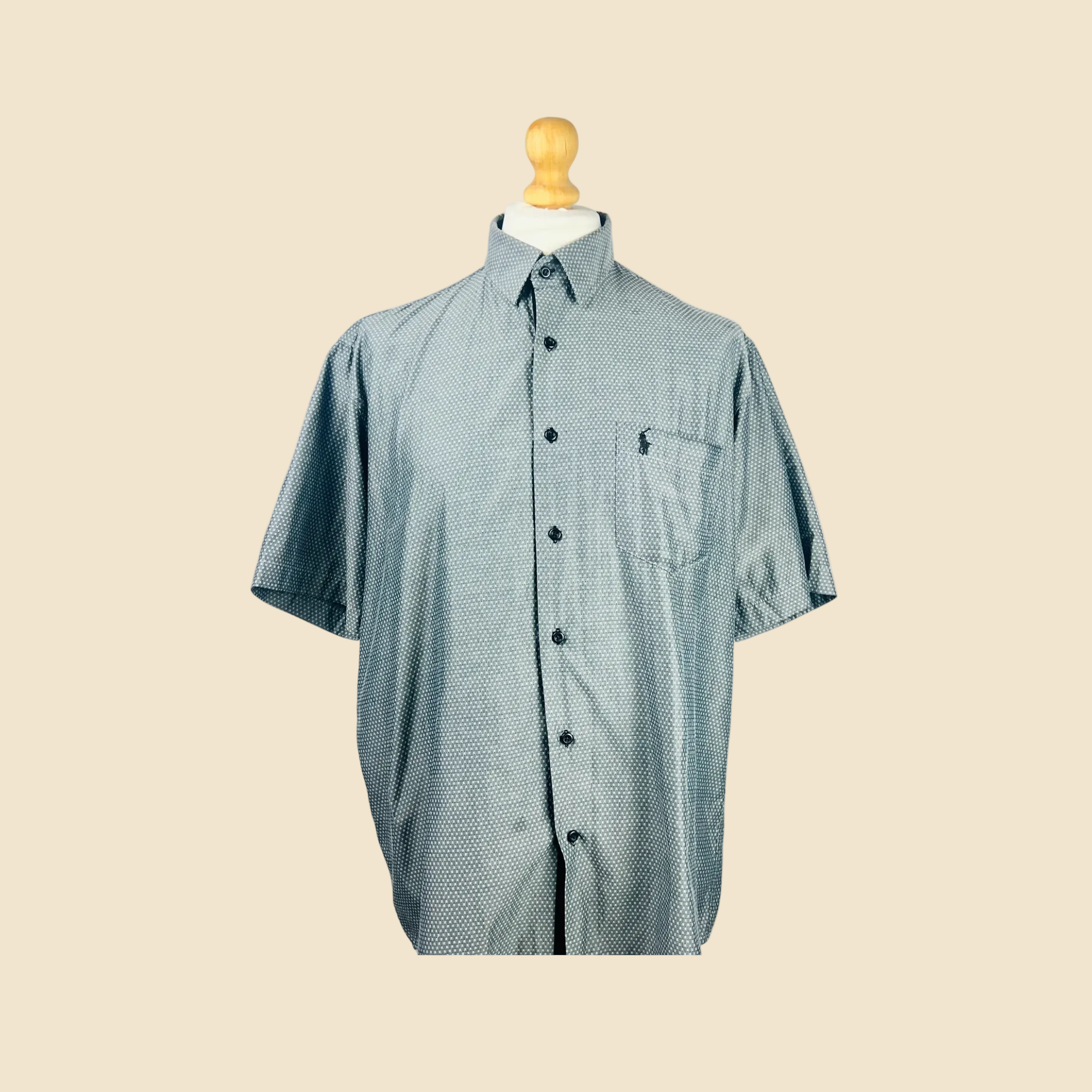 Chemise RALPH LAUREN manches courtes à motif - Taille XL