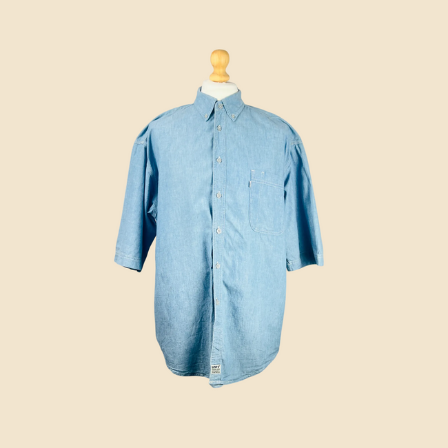 Chemise LEVI'S denim manches courtes - Taille XL