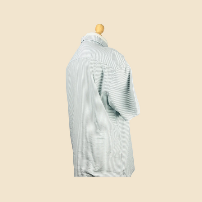 Chemise TOMMY HILFIGER manches courtes à rayures - Taille XL