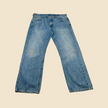 Jean LEVI'S 569 loose fit faded blue denim - Size W34/L32 (44FR)