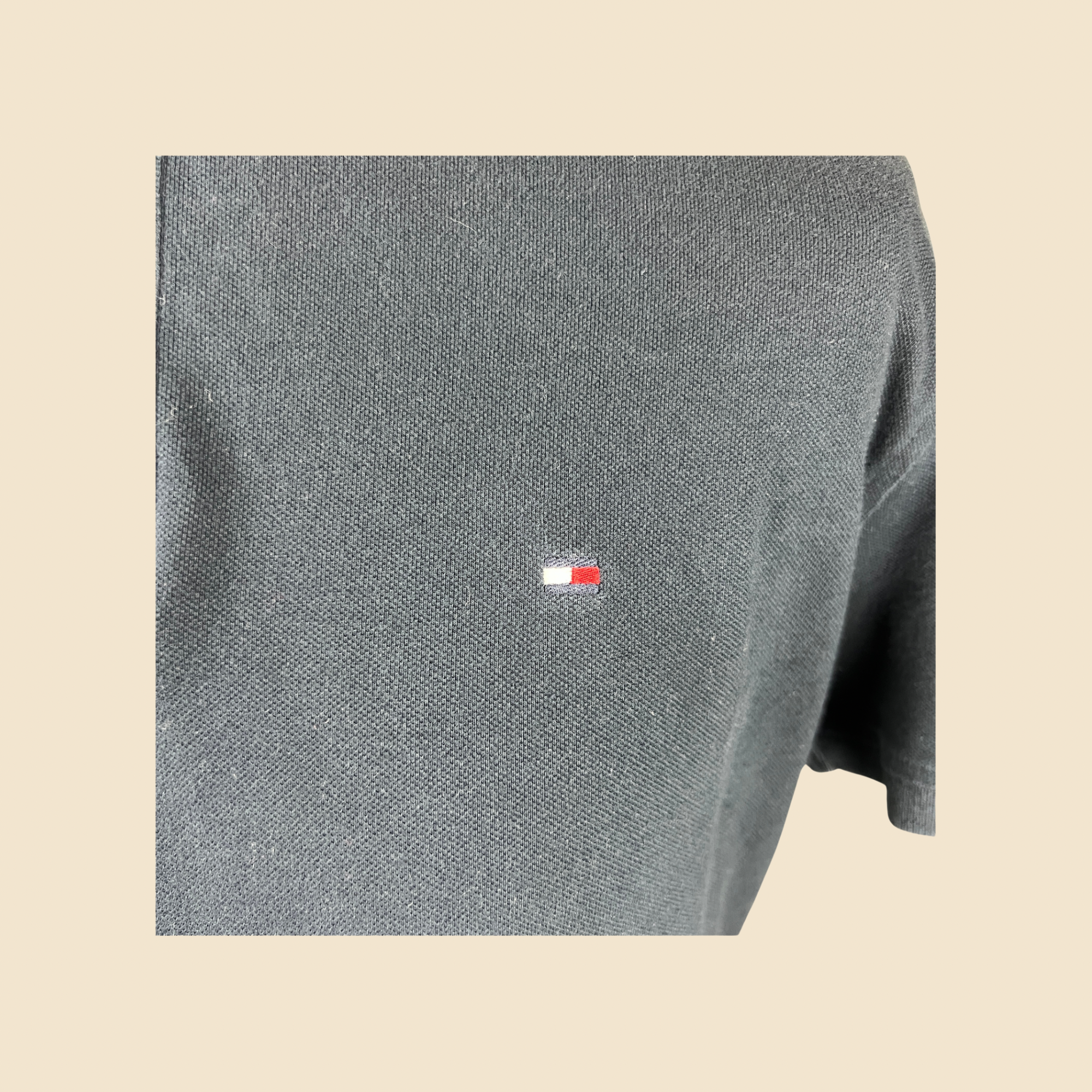 Polo TOMMY HILFIGER bleu marine - Taille L
