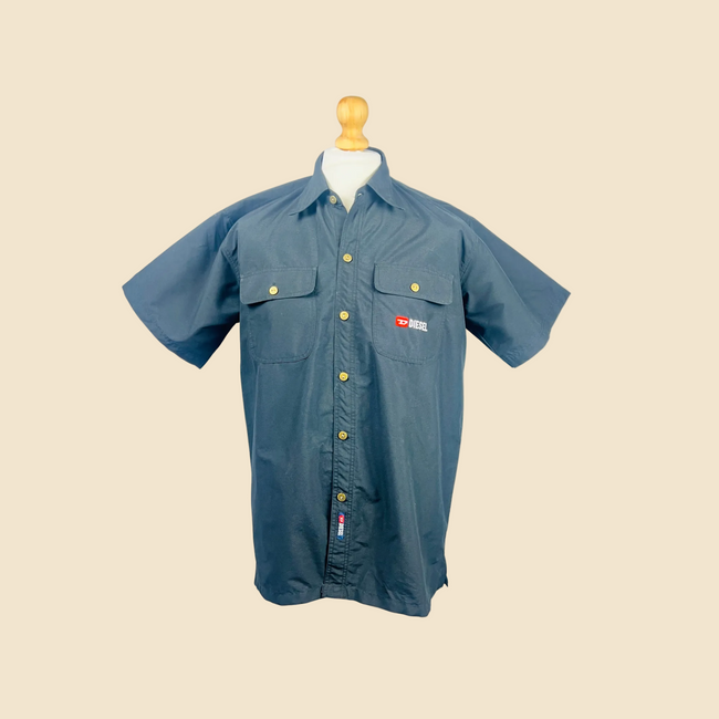 Vintage black DIESEL shirt - Size XL