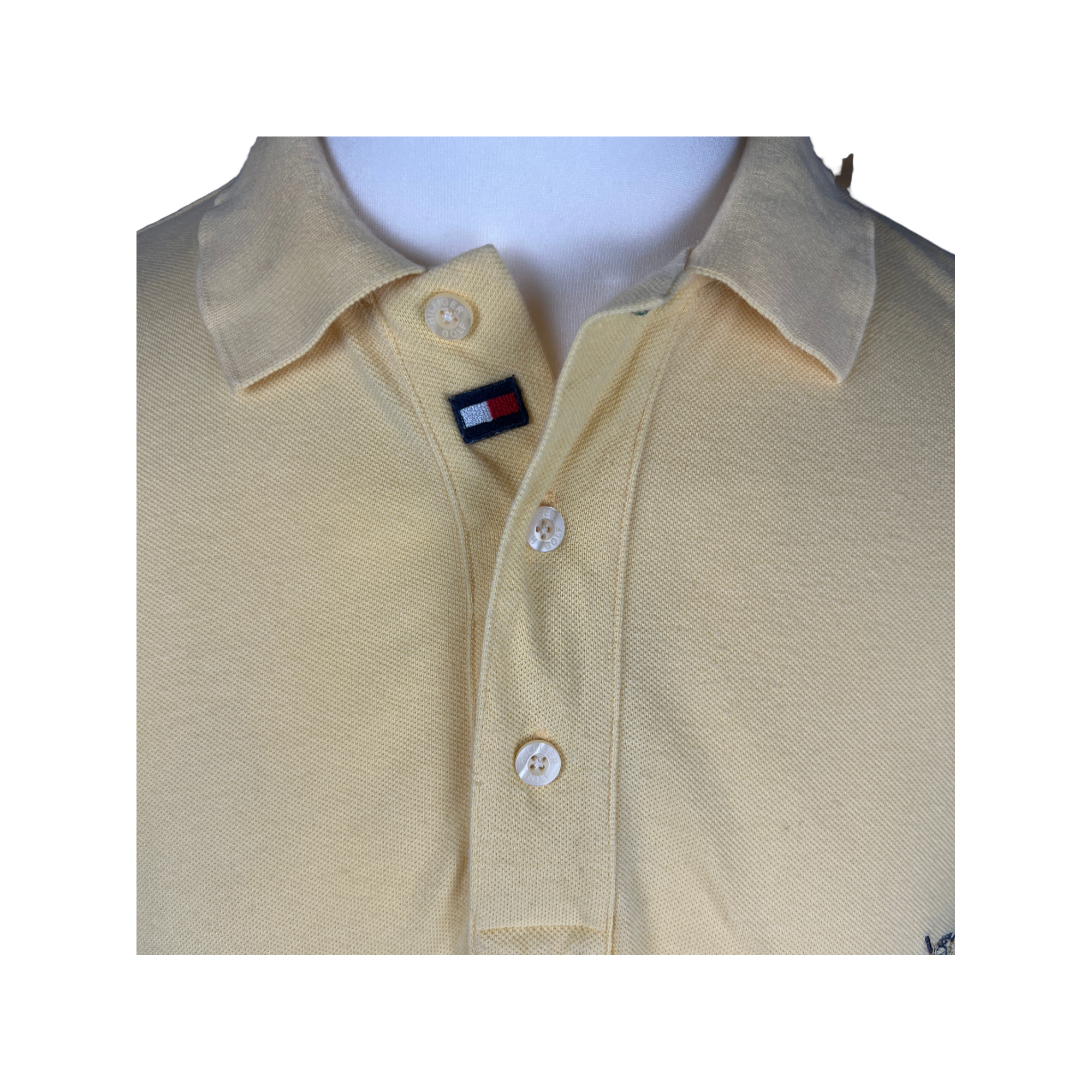 Polo TOMMY HILFIGER jaune - Taille L