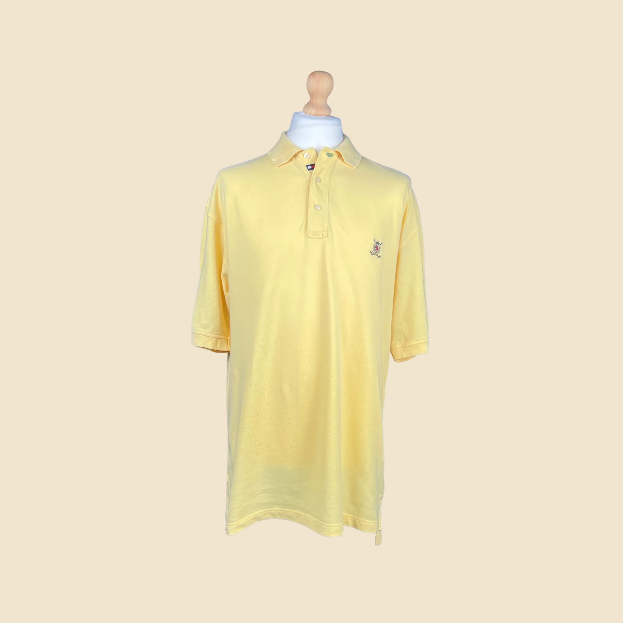Polo TOMMY HILFIGER jaune - Taille L