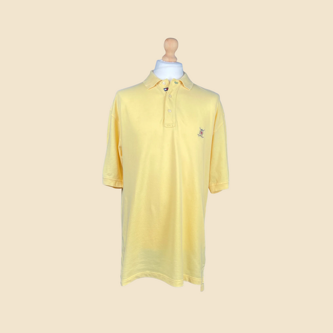 Polo TOMMY HILFIGER jaune - Taille L