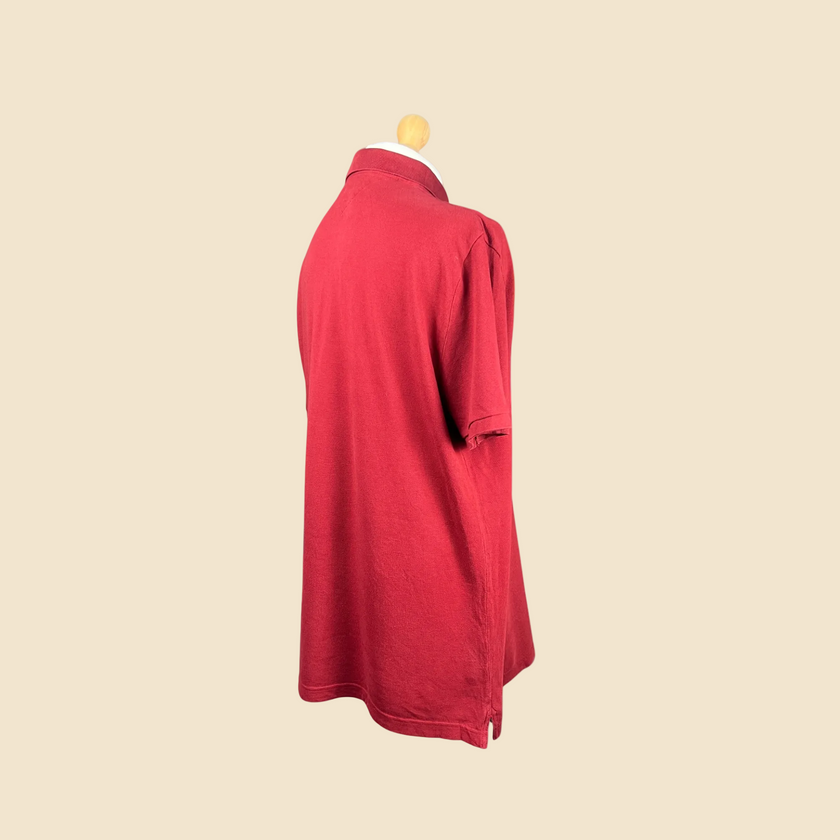 Polo TOMMY HILFIGER rouge - Taille XL