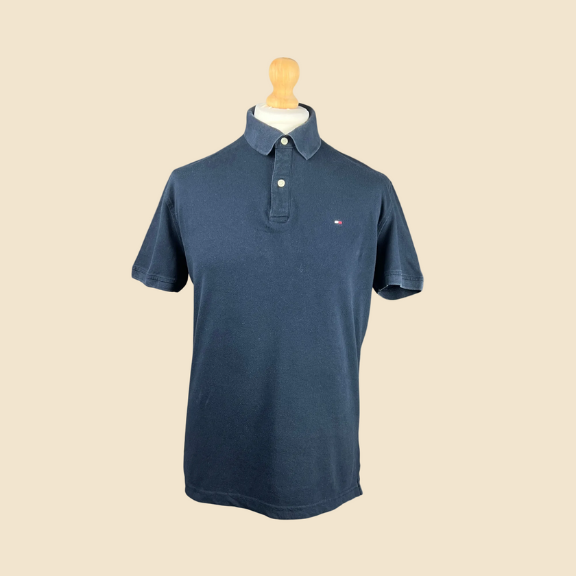 Polo TOMMY HILFIGER bleu marine - Taille L