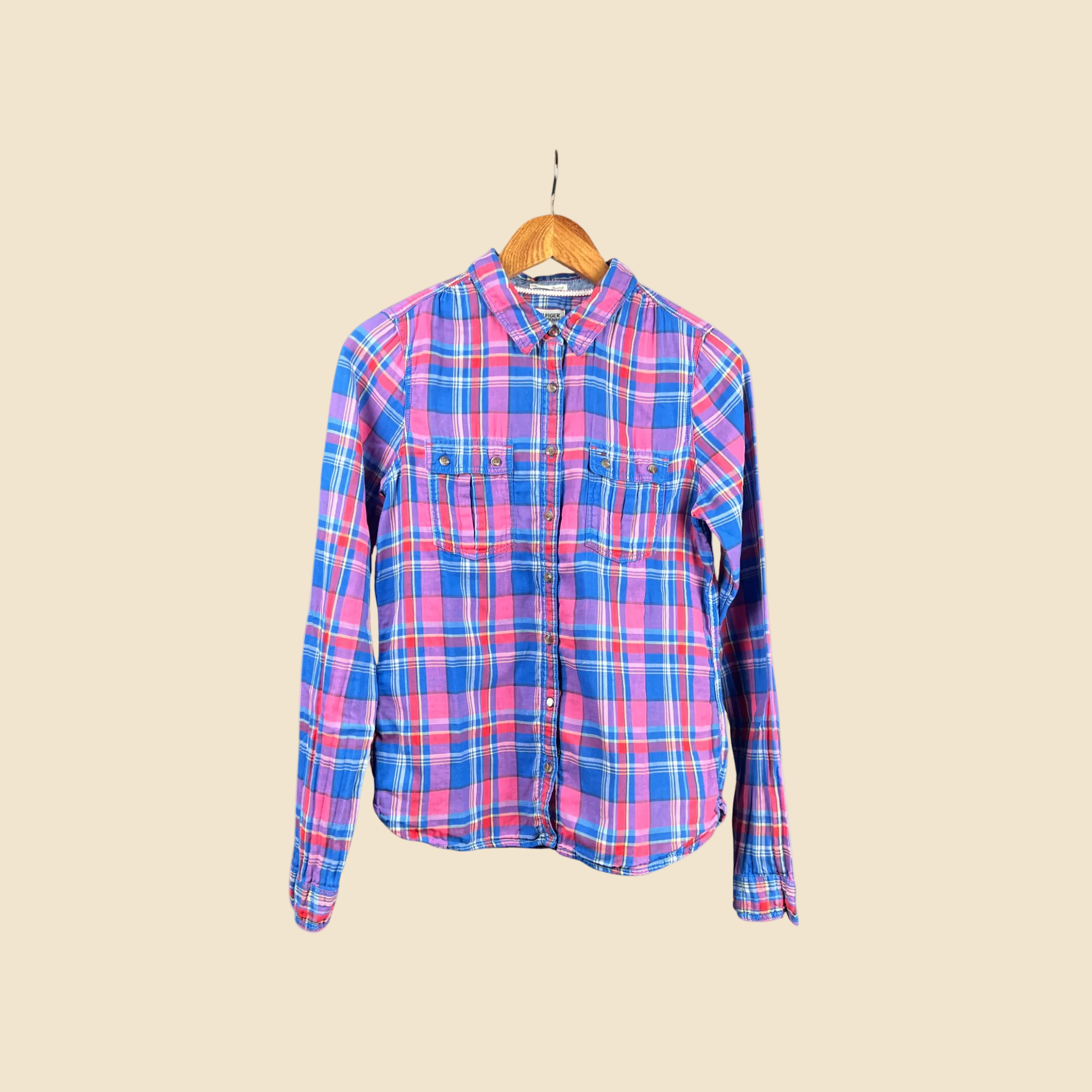 Chemise TOMMY HILFIGER Madras multicolore - Taille M