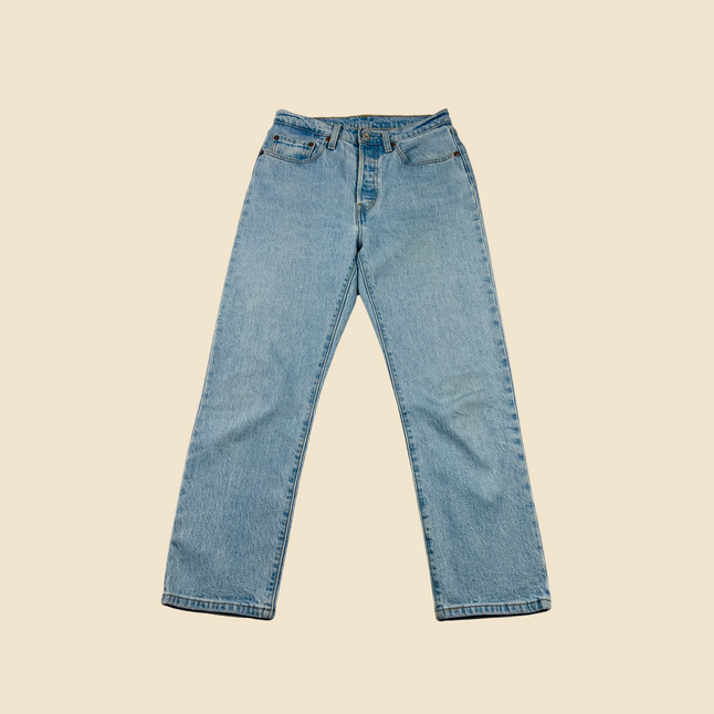 Levi's 501 faded blue jeans - Size W26/L26 (32/34FR)