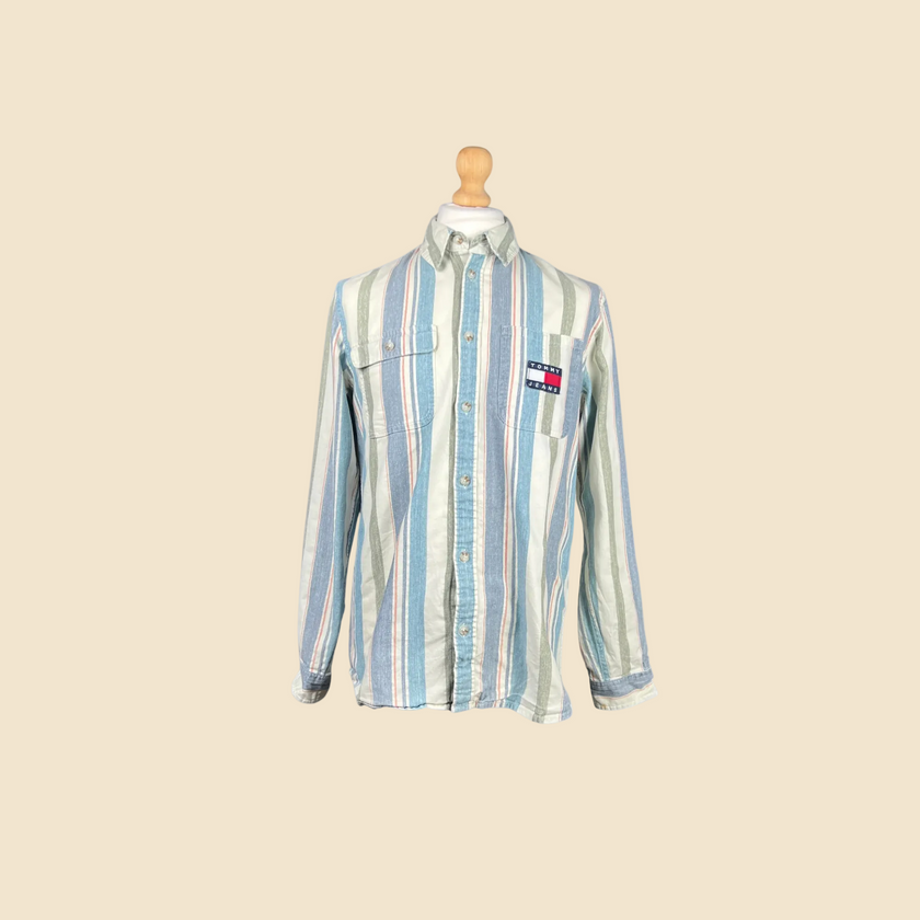 TOMMY HILFIGER Multicolor Striped Shirt - Size M