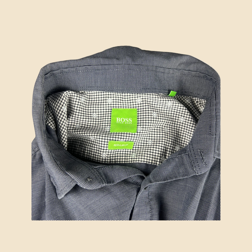 Chemise HUGO BOSS bleu & blanc - Taille L