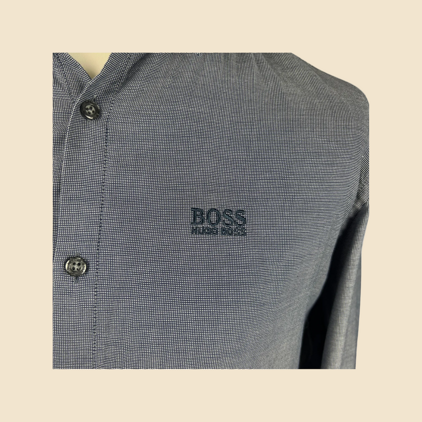 Chemise HUGO BOSS bleu & blanc - Taille L