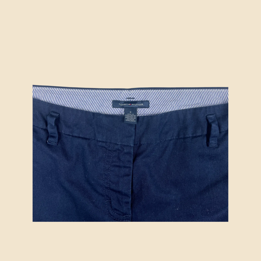 Short TOMMY HILFIGER chino bleu marine - Taille 8 (36/38FR)