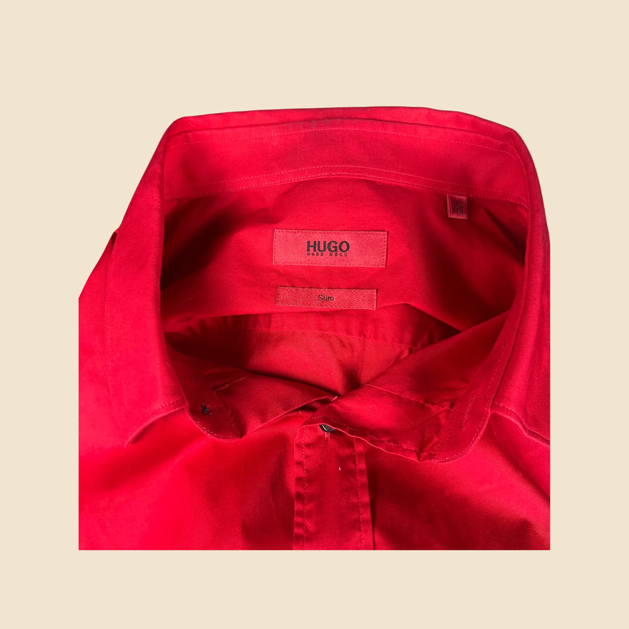 Chemise HUGO BOSS rouge - Taille 40